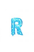 Alphabet Blue Stars Foil Balloon